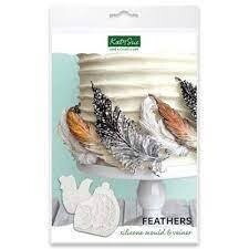 Katy Sue Designs Mould &amp; Veiner - FEATHERS