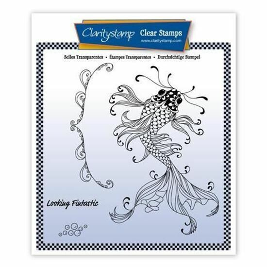 Clarity Stamps - Cherry Green - Under The Sea - KOI