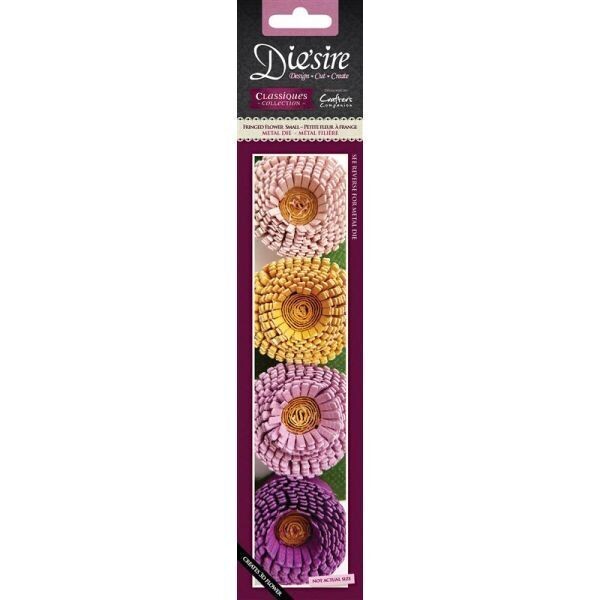 Die&#39;Sire Quilling Dies - FRINGED FLOWER Small