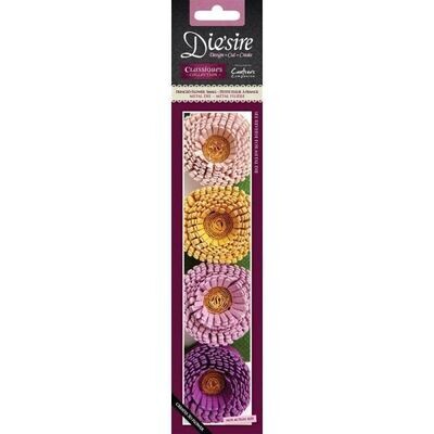 Die'Sire Quilling Dies - FRINGED FLOWER Small