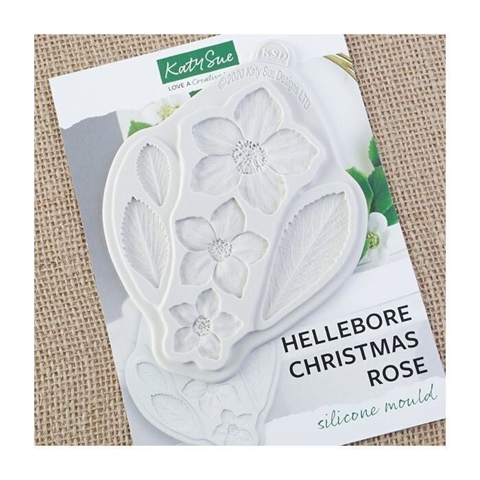 Katy Sue Designs Mould - HELEBORE CHRISTMAS ROSE