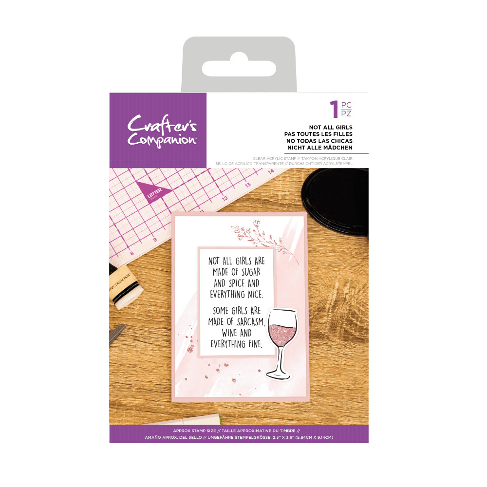 Crafter&#39;s Companion Stamps - NOT ALL GIRLS