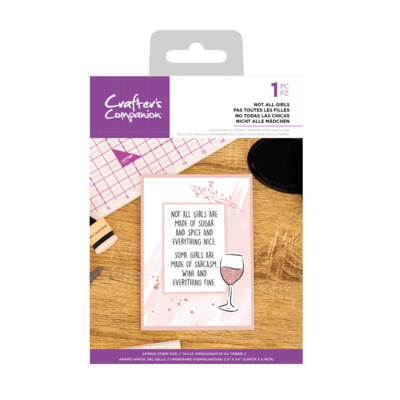 Crafter&#39;s Companion Stamps - NOT ALL GIRLS