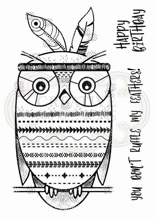 Woodware Stamp - BO-HOOT