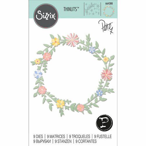 Sizzix Thinlits Die - 664380 SPRING FOLIAGE 9 dies