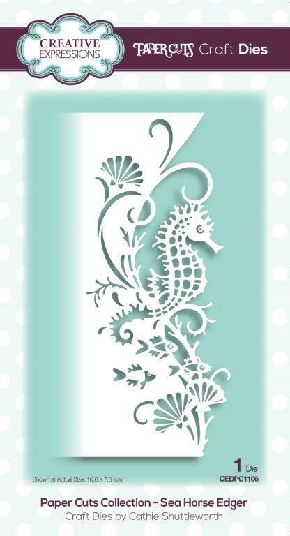 Creative Expressions Paper Cuts Edger Dies SEAHORSE