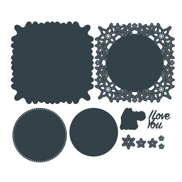 The Paper Boutique Die set - I LOVE YOU