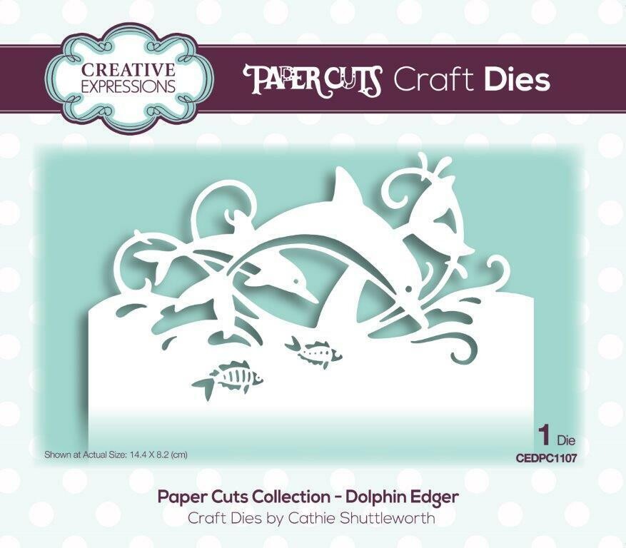 Creative Expressions Paper Cuts Edger Dies DOLPHIN