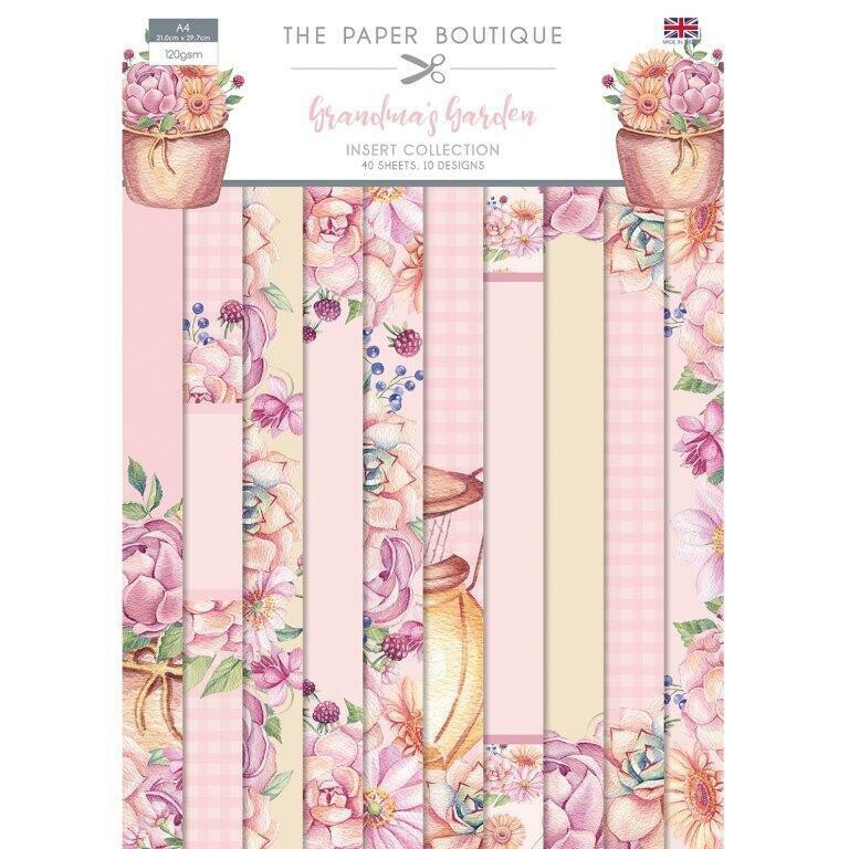 GRANDMA&#39;S GARDEN by The Paper Boutique - A4 Inserts Collection