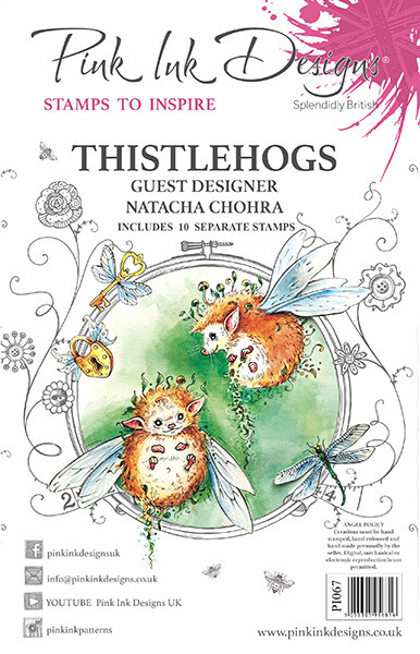 Pink Ink Designs A5 Stamp - THISTLEHOGS