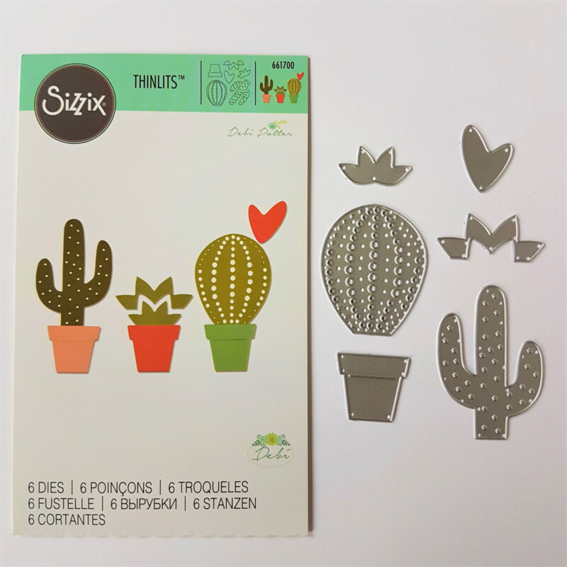 Sizzix Thinlits Die - 661700 by Debi Potter 6 dies