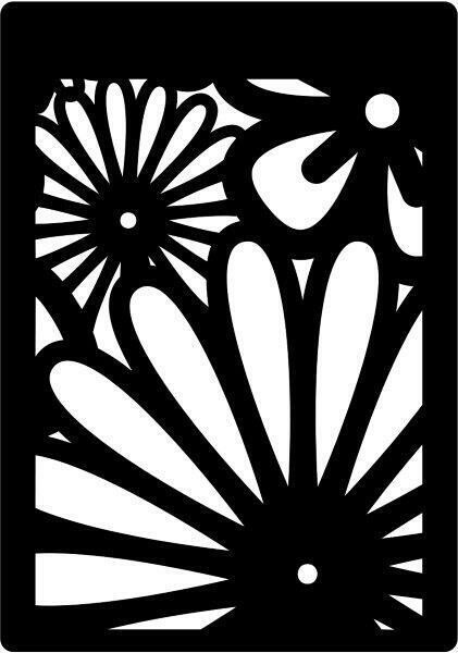 Creative Expression Mini Stencils - FLORAL BURST