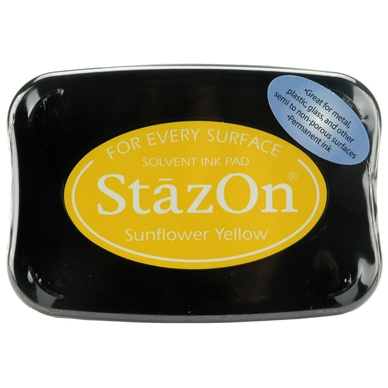 StazOn Ink Pad - SUNFLOWER YELLOW