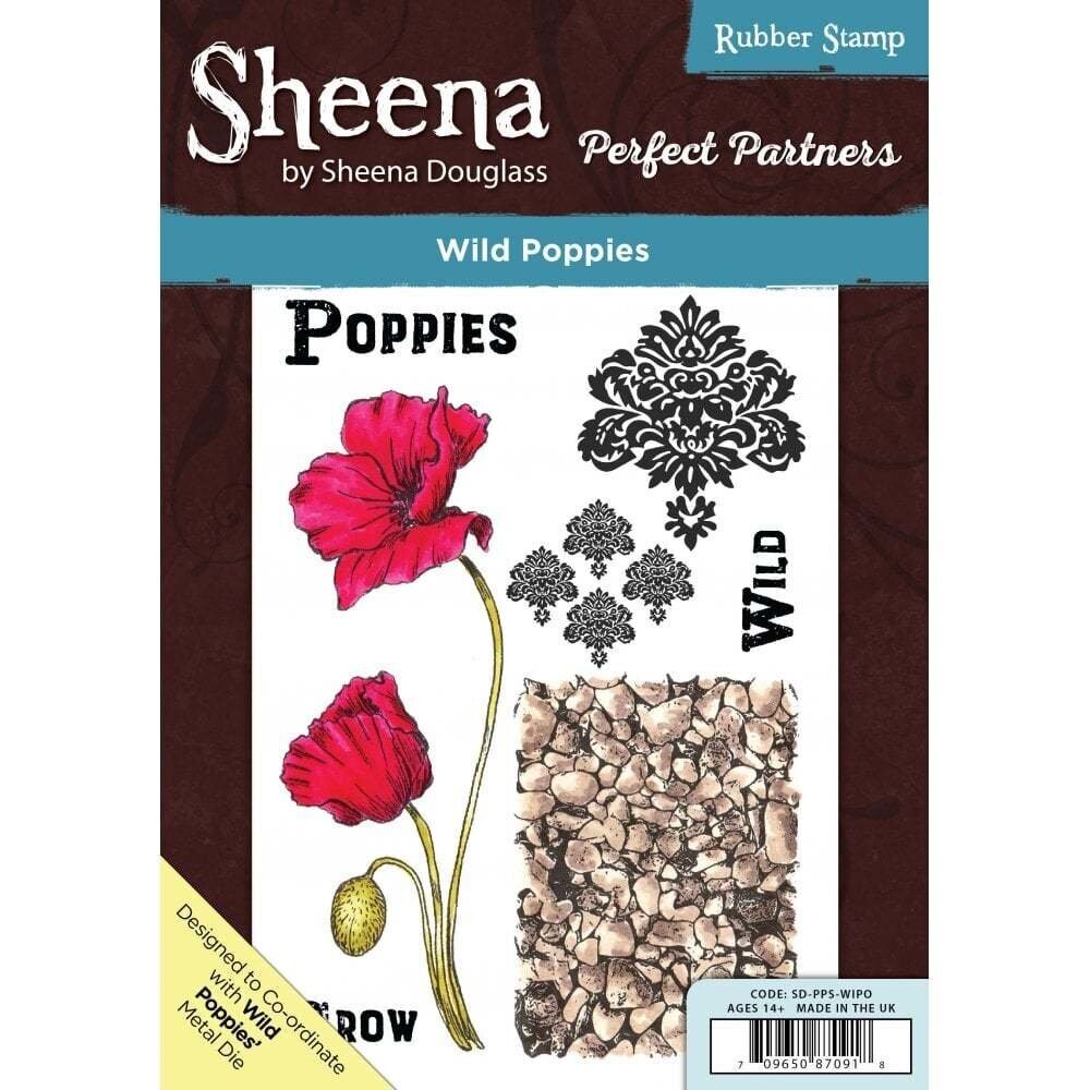 Sheena Douglass Perfect Partners - WILD POPPIES Stamp set