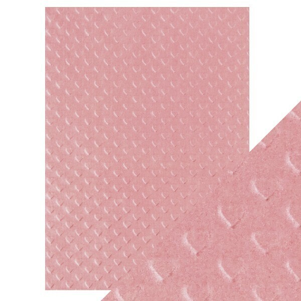 Craft Perfect Hand Crafted Cotton Paper - BLUSH HEARTBEAT