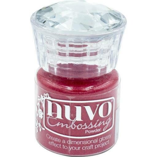 NUVO Embossing Powders - SPORTSCAR RED