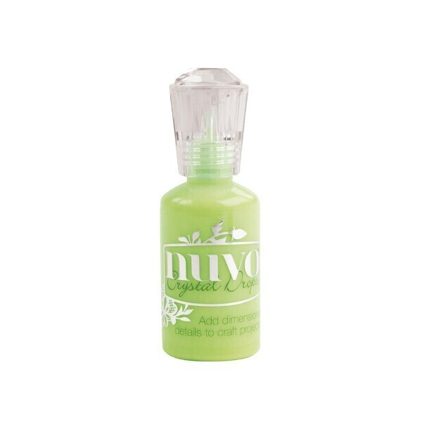 Nuvo Pure Sheen Crystal GLOSS Drops  - APPLE GREEN