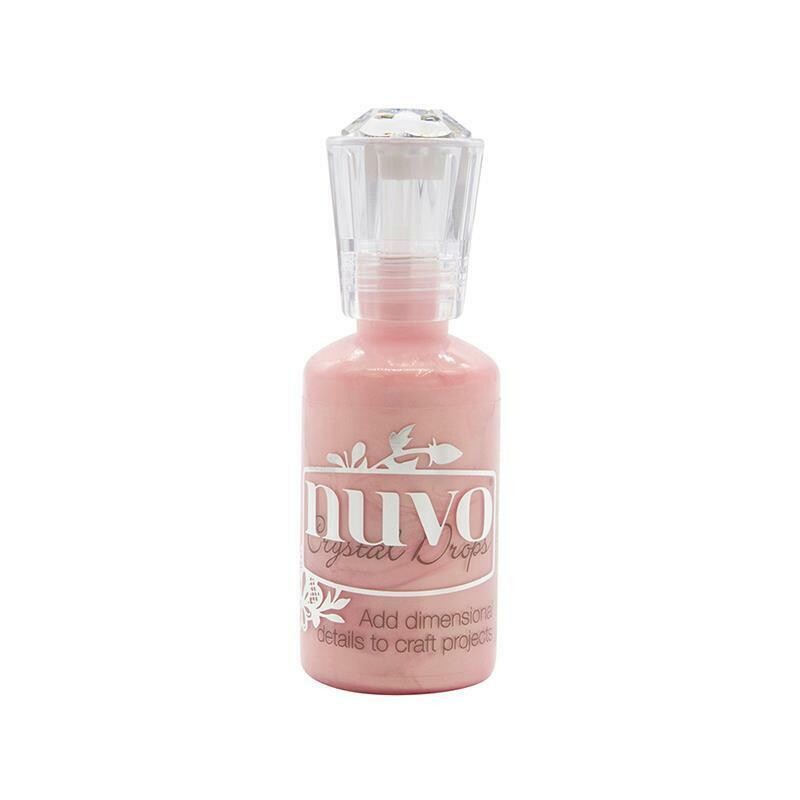 Nuvo Pure Sheen Crystal METALLIC Drops  - SHIMMERING ROSE