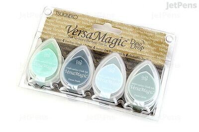 VersaMagic Dew Drop Ink Pad set of 4 - set 5 SEA SHORE