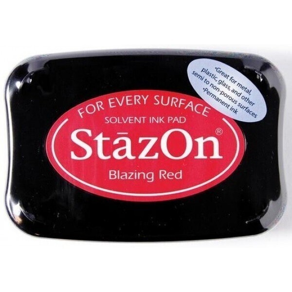 StazOn Ink Pad - BLAZING RED