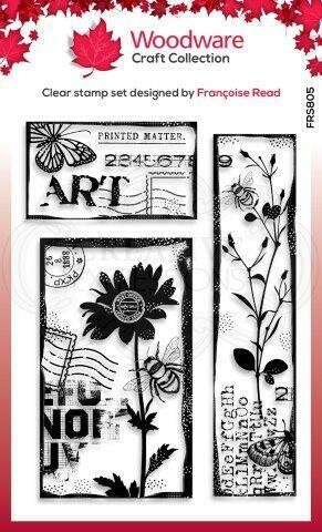 Woodware Stamp - VINTAGE POCKETS