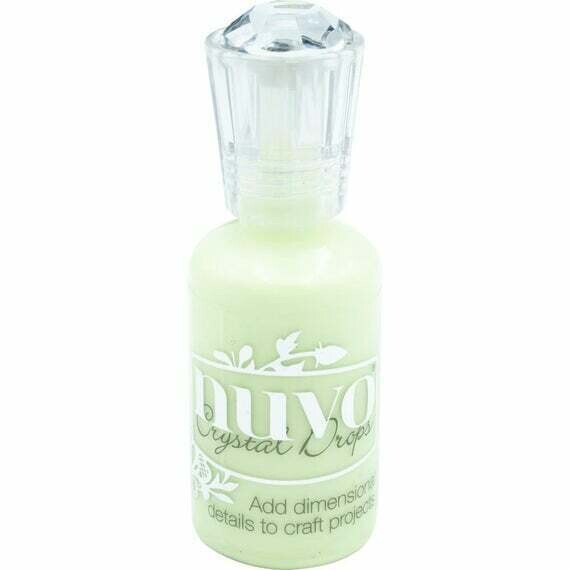 Nuvo Pure Sheen Crystal METALLIC Drops  - SOFT MINT