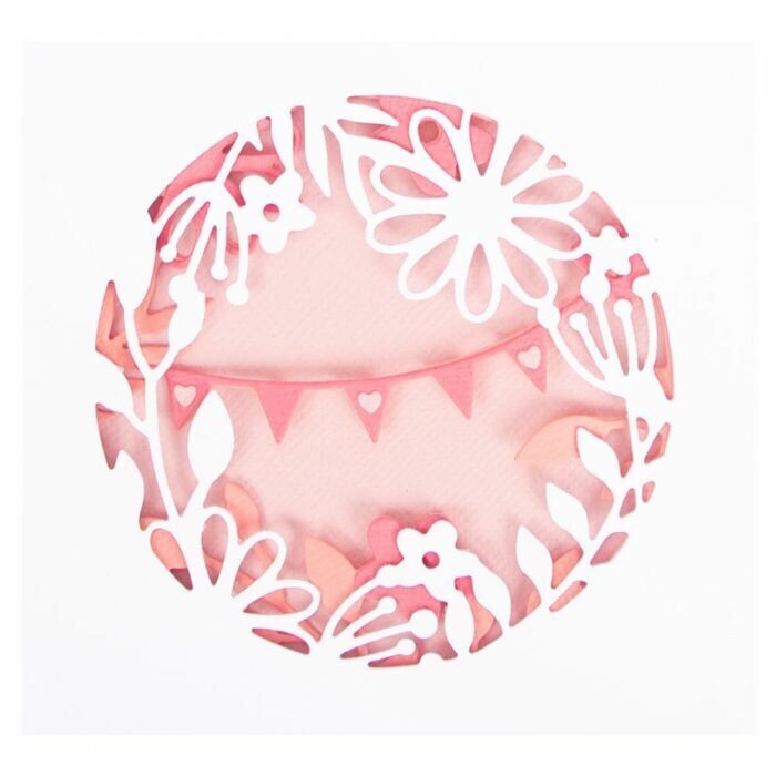 Sizzix Thinlits Die - 663859 7 pieces/PK - ROMANTIC LAYERS by Olivia Rose