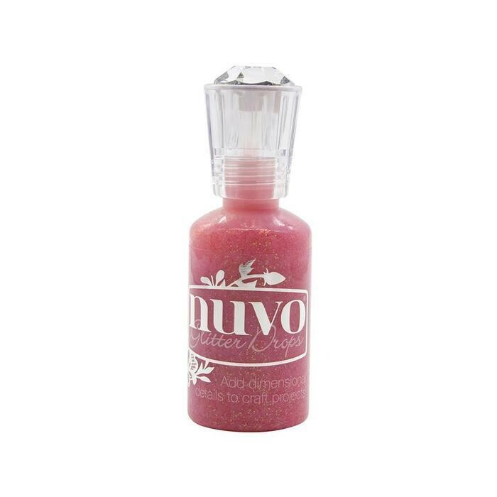 Nuvo Pure Sheen GLITTER Drops  - RED SUNSET