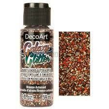 DecoArt Galaxy Glitter 2 oz - BRONZE ASTEROID