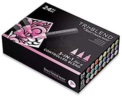 Spectrum Noir Tri-Blend 24 Alcohol Pen set - COMPLETE SET