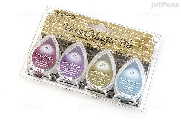 VersaMagic Dew Drop Ink Pad set of 4 - set 2 JEWEL BOX