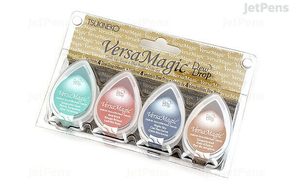 VersaMagic Dew Drop Ink Pad set of 4 - set 4 SOUTHWEST