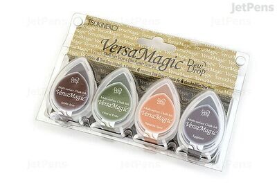 VersaMagic Dew Drop Ink Pad set of 4 - set 8 HARVEST