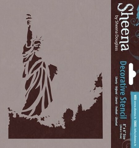 Sheena Douglass 8&quot;x 6&quot; Stencil - LIBERTY