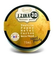 IZINK by Aladine 3D Texture Paste Pearly - GOLD