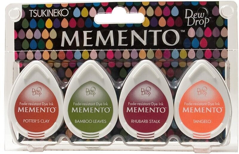 Memento Dew Drop Dye Ink Pad set of 4 - MEADOWLAND