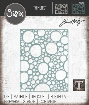 Sizzix Thinlits Die - 665211 1 pieces/PK -BUBBLING by Tim Holtz