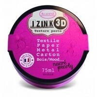 IZINK by Aladine 3D Texture Paste Pearly - ORCHID