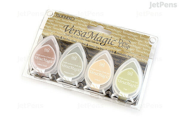 VersaMagic Dew Drop Ink Pad set of 4 - set 6 FOUR CORNERS