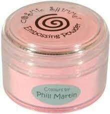 Cosmic Shimmer Embossing powder - Phil Martin - GRACEFUL PINK Lustre