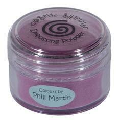 Cosmic Shimmer Embossing powder - Phil Martin - DECADENT WINE Lustre