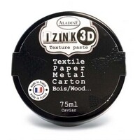 IZINK by Aladine 3D Texture Paste - CAVIAR **Pre-Order**