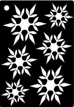 Creative Expression Mini Stencils - SNOWFLAKES