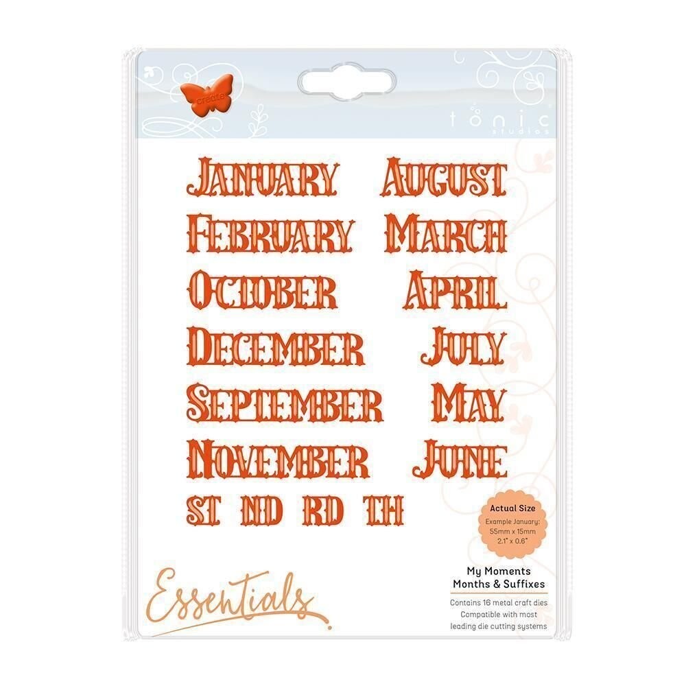 Tonic Dies - MY MOMENTS MONTHS &amp; SUFFIXES