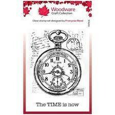 Woodware Stamp - Francoise Read - POCKET WATCH