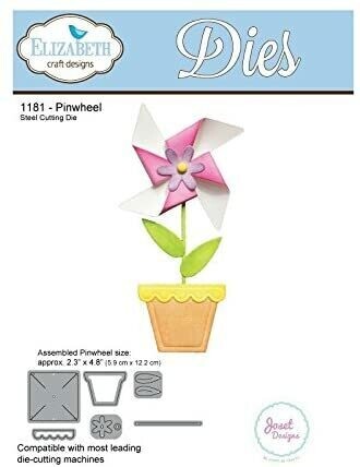 Elizabeth Craft Designs Die set - PINWHEEL  **REDUCED**