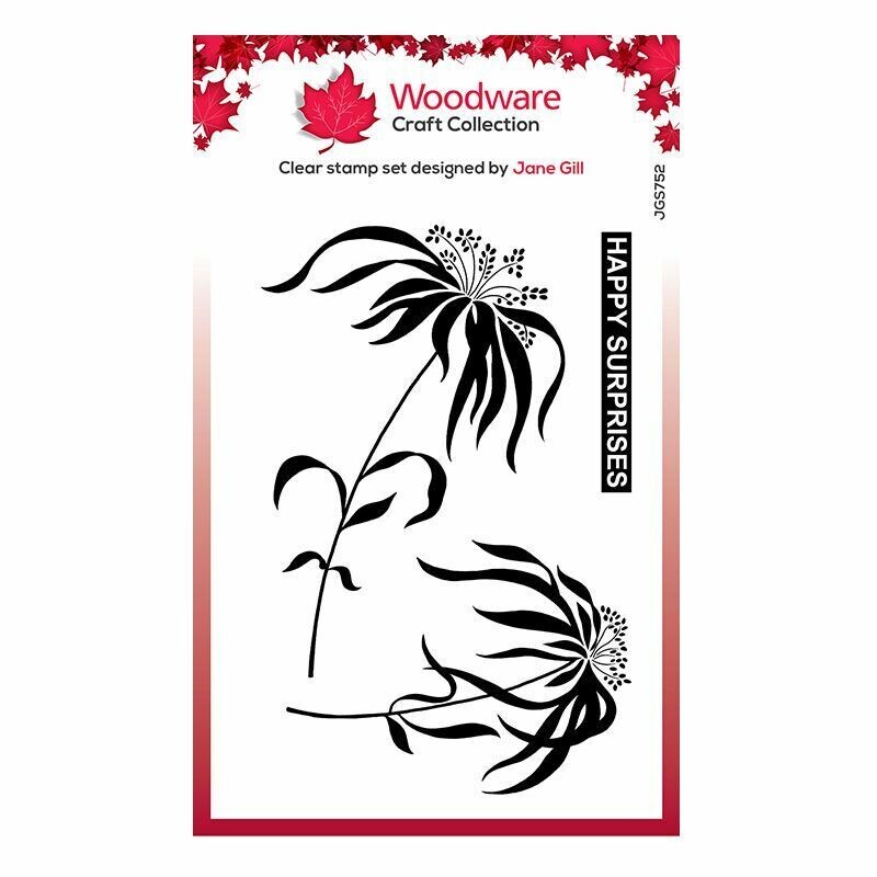 Woodware Stamp - Jane Gill - UMBERELLA GRASS