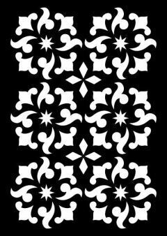 Creative Expression Mini Stencils - SWIRLY MOTIF