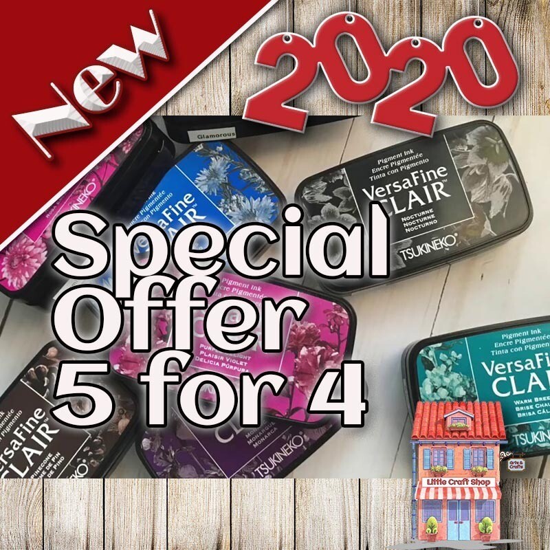 VersaFine CLAIR Ink Pad - SPECIAL OFFER - 5 for 4