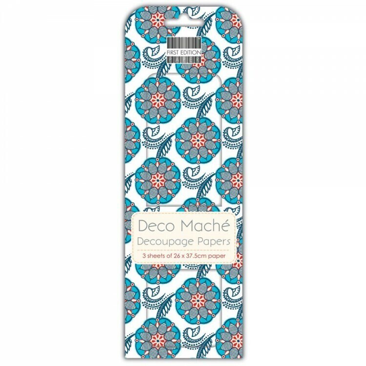 Decopage Craft Papers FLOWER PRINT